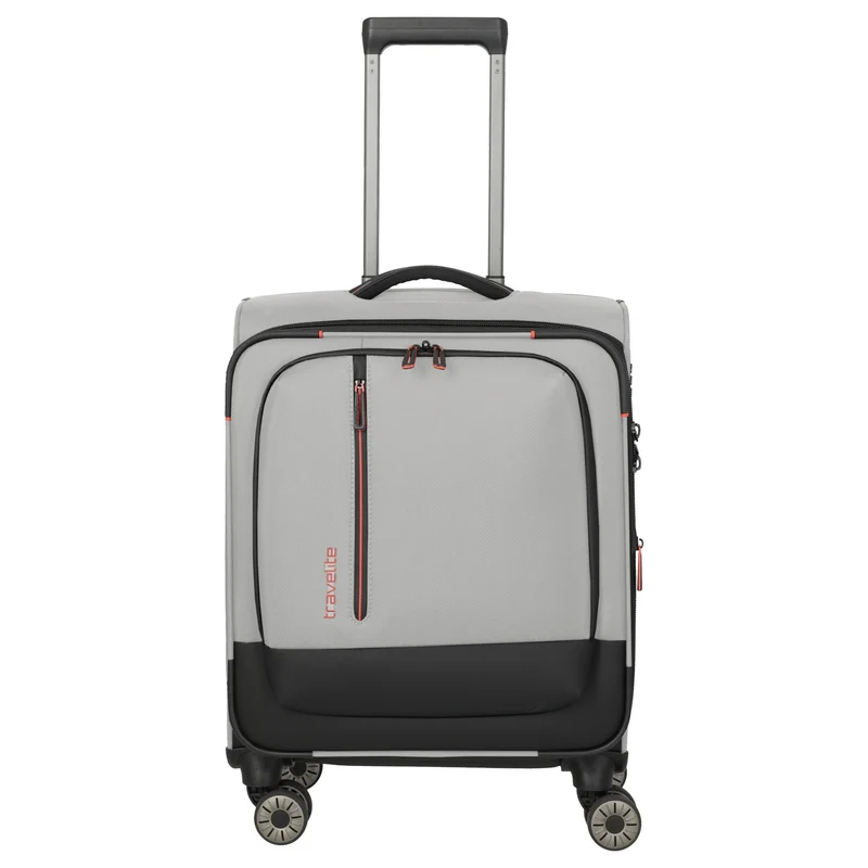 Travelite Crosslite - Trolley de cabina con 4 ruedas S 55 cm expandible (natur)