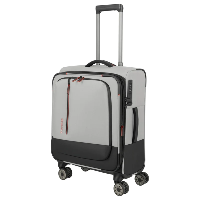 Travelite Crosslite - Trolley de cabina con 4 ruedas S 55 cm expandible (natur)