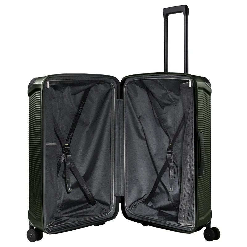 Travelite Millennium - Set de trolley de 4 ruedas 3 piezas expandible (pine green)