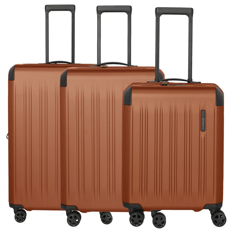 Travelite Dynamiic - Set de trolley de 4 ruedas 3 piezas L+M erw. (kupfer)