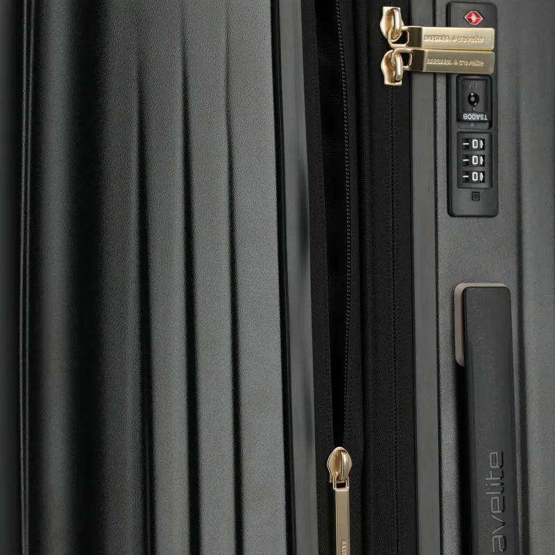 Travelite BARBARA Novelty - Set de maletas de 4 ruedas 3 piezas (negro)