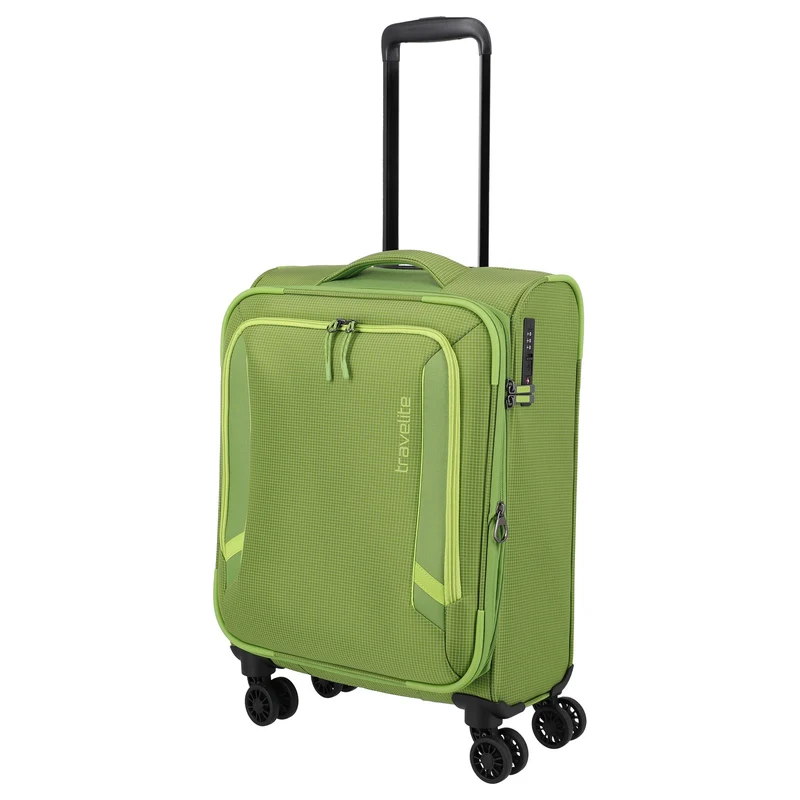 Travelite Corsiica - Trolley de cabina con 4 ruedas S 55 cm expandible (fresh green)