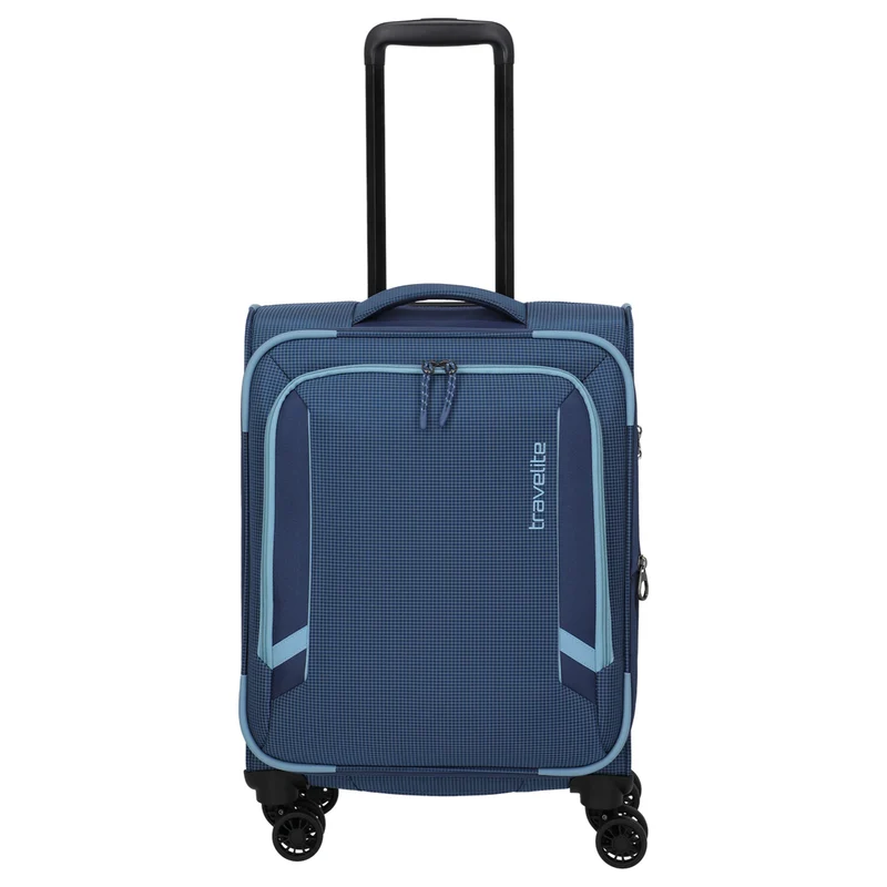 Travelite Corsiica - Trolley de cabina con 4 ruedas S 55 cm expandible (blue)