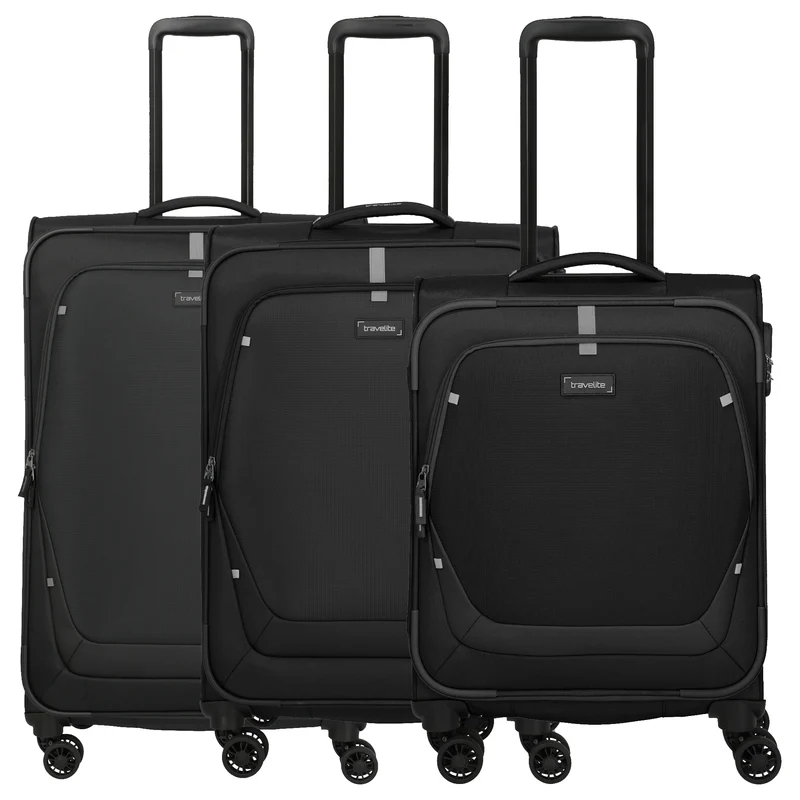 Travelite Umbria - Set de trolley con 4 ruedas 3 piezas (schwarz)