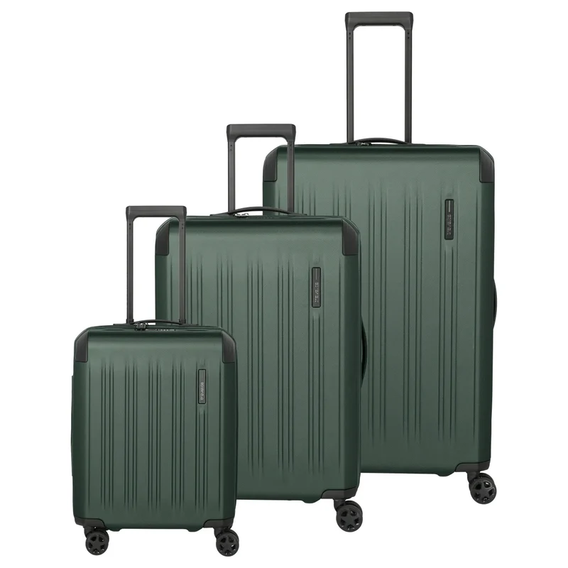 Travelite Dynamiic - Trolley con 4 ruedas Set 3 piezas (grün)