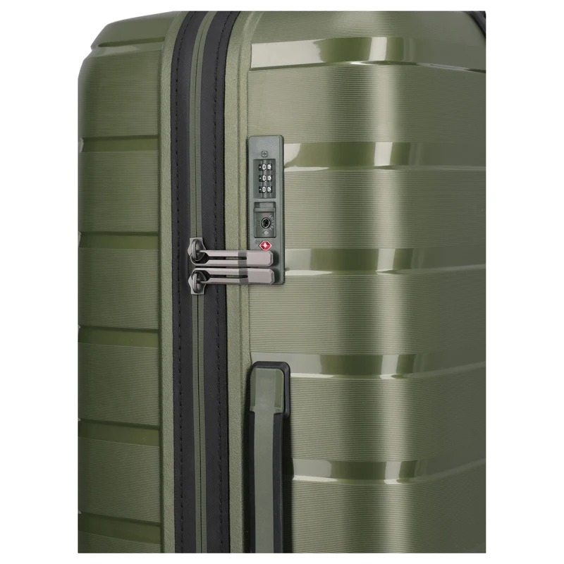 Travelite Air Base - Juego de trolley con 4 ruedas 3 piezas extendido (olive)