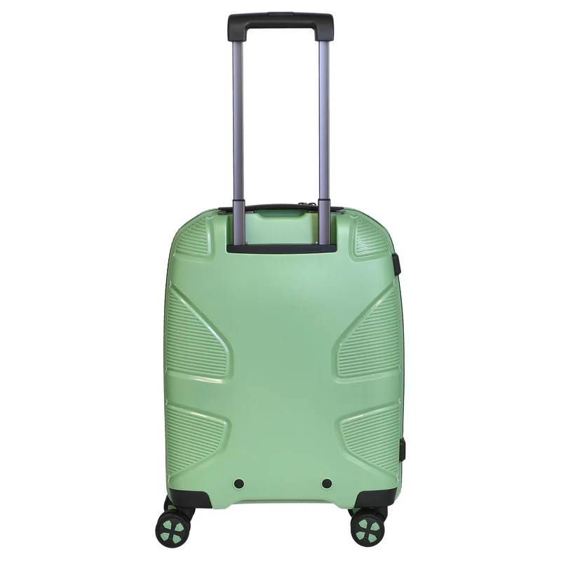 Impackt IP1 - Maleta de cabina 4 ruedas 55 cm S con puerto USB (Verde primavera)