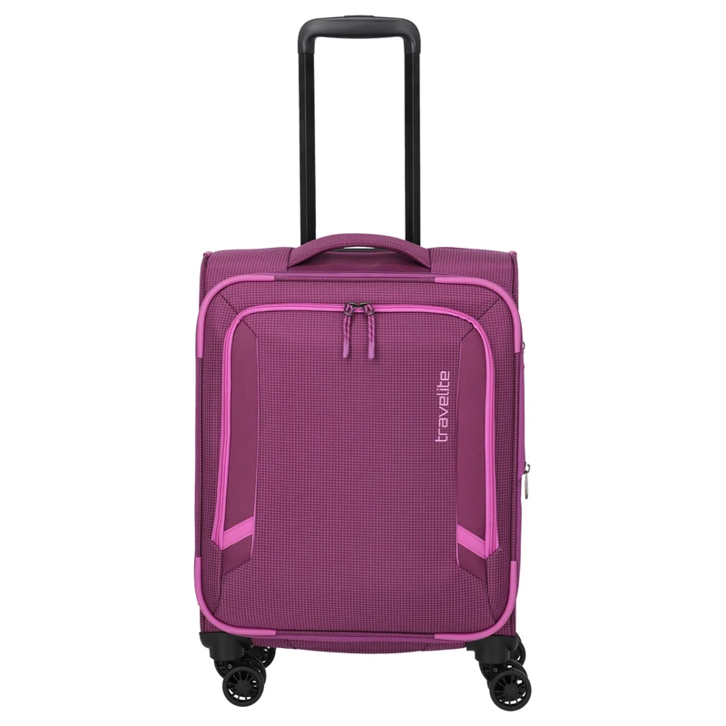 Travelite Corsiica - Trolley de cabina con 4 ruedas S 55 cm expandible (pink)