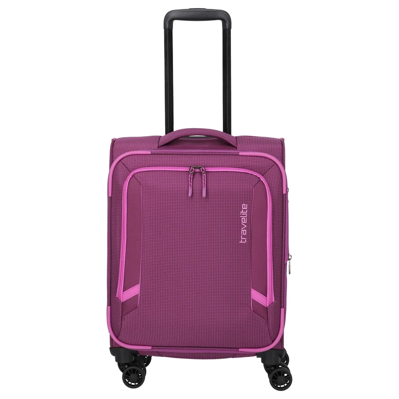 Travelite Corsiica - Trolley de cabina con 4 ruedas S 55 cm expandible (pink)