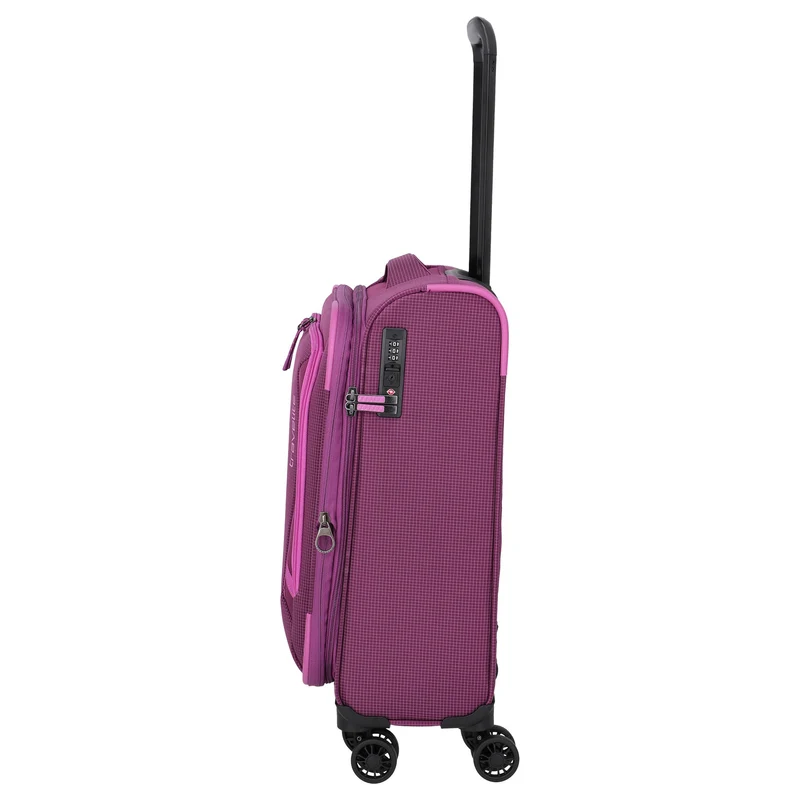 Travelite Corsiica - Trolley de cabina con 4 ruedas S 55 cm expandible (pink)
