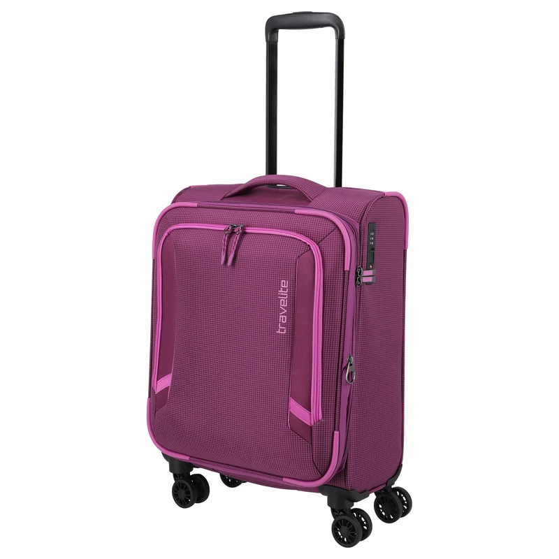 Travelite Corsiica - Trolley de cabina con 4 ruedas S 55 cm expandible (pink)