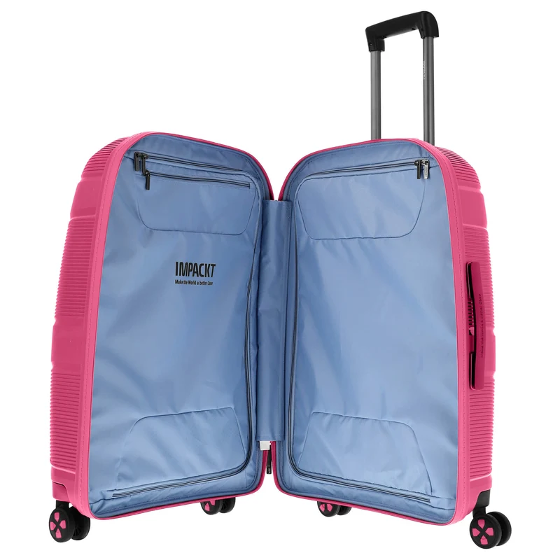 Impackt IP1 - Maleta de 4 ruedas 67 cm M (Flora pink)