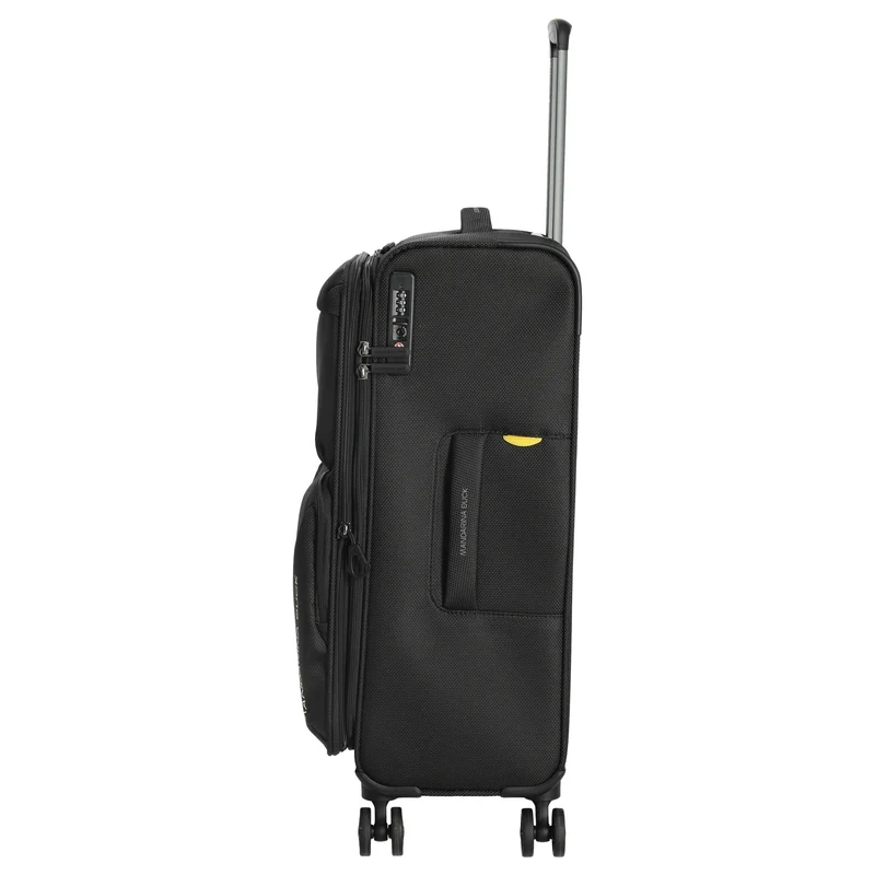 Mandarina Duck Zephyr - Trolley de 4 ruedas 67 cm expandible (black)