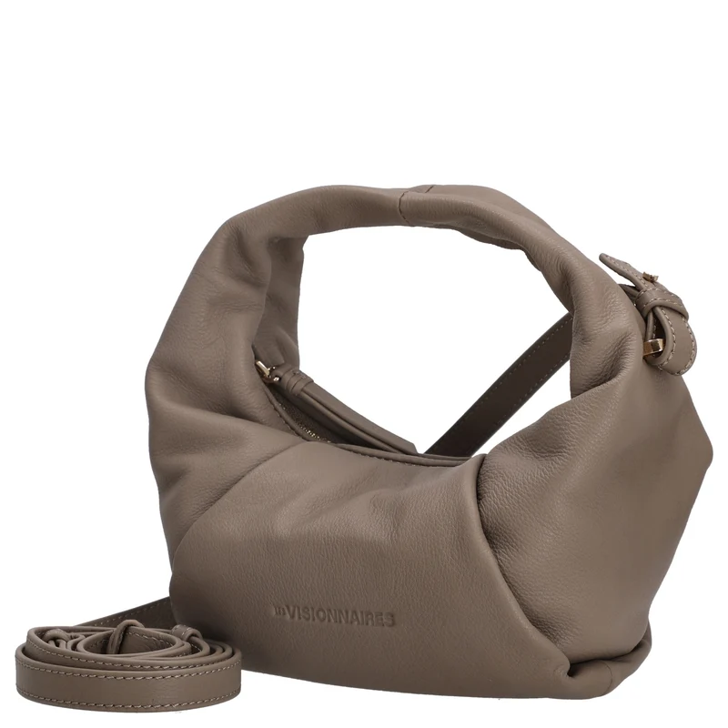 Les Visionnaires Greta Mini Essential Soft Grainy - Bolso bandolera 23 cm (cappuccino beige)