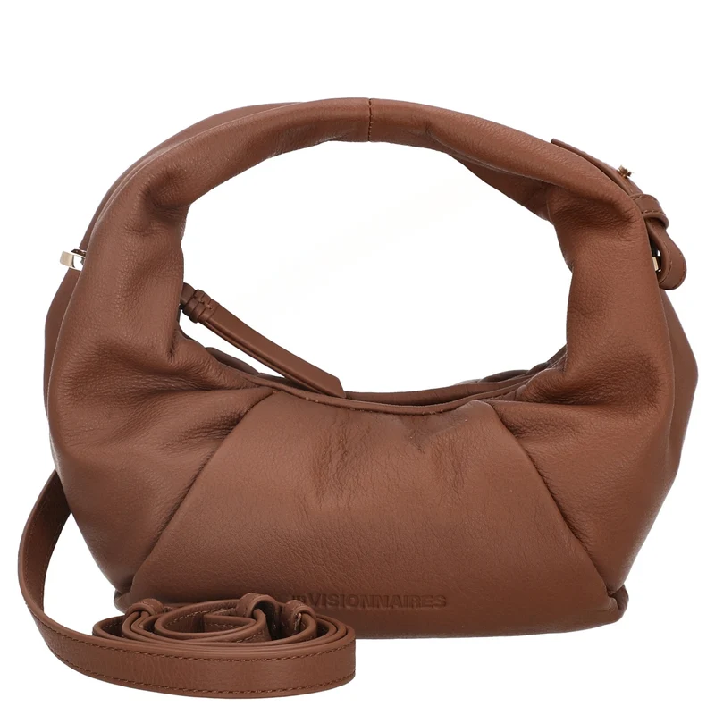Les Visionnaires Greta Mini Essential Soft Grainy - Bolso bandolera 23 cm (chestnut)
