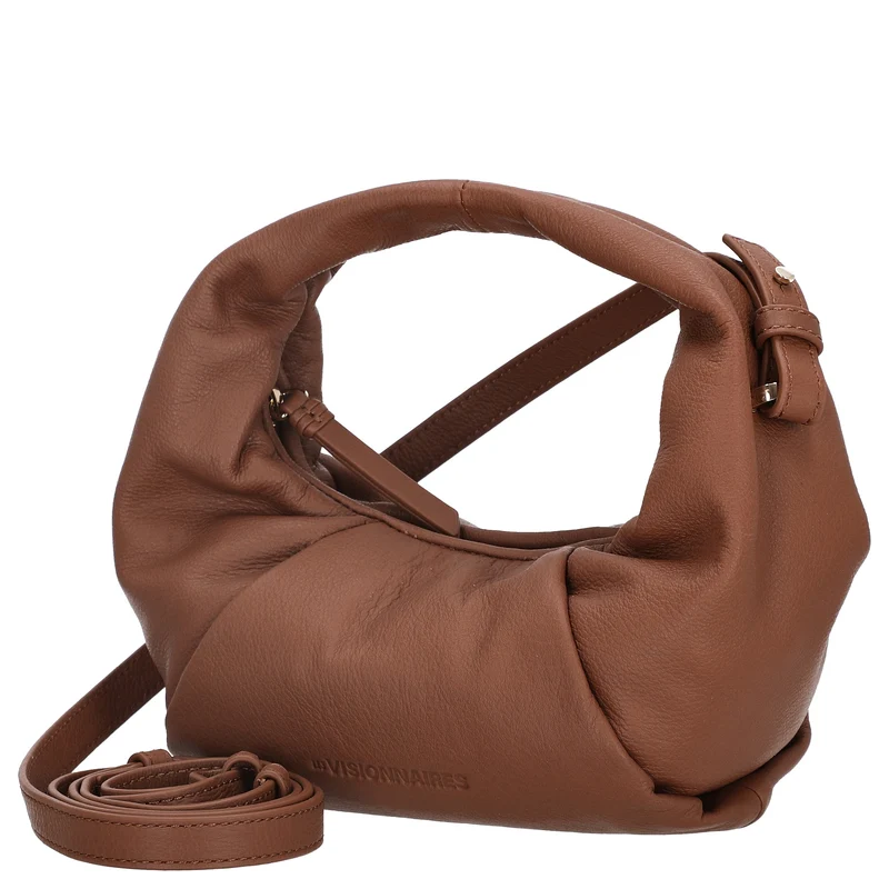 Les Visionnaires Greta Mini Essential Soft Grainy - Bolso bandolera 23 cm (chestnut)
