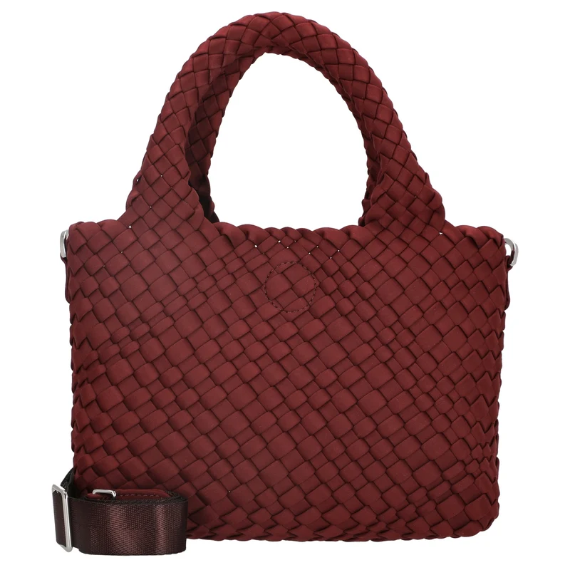 Les Visionnaires Elia Petite Neoweave - Bolso de mano 30 cm (bordeaux)