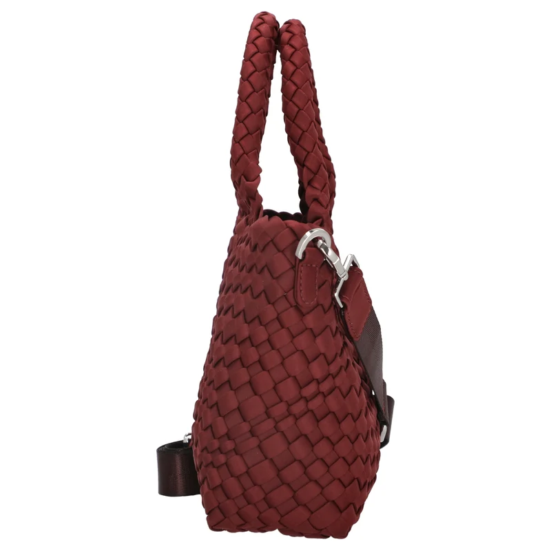Les Visionnaires Elia Petite Neoweave - Bolso de mano 30 cm (bordeaux)