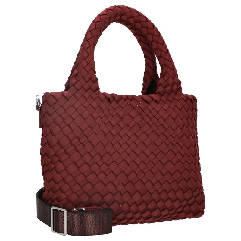 Les Visionnaires Elia Petite Neoweave - Bolso de mano 30 cm (bordeaux)