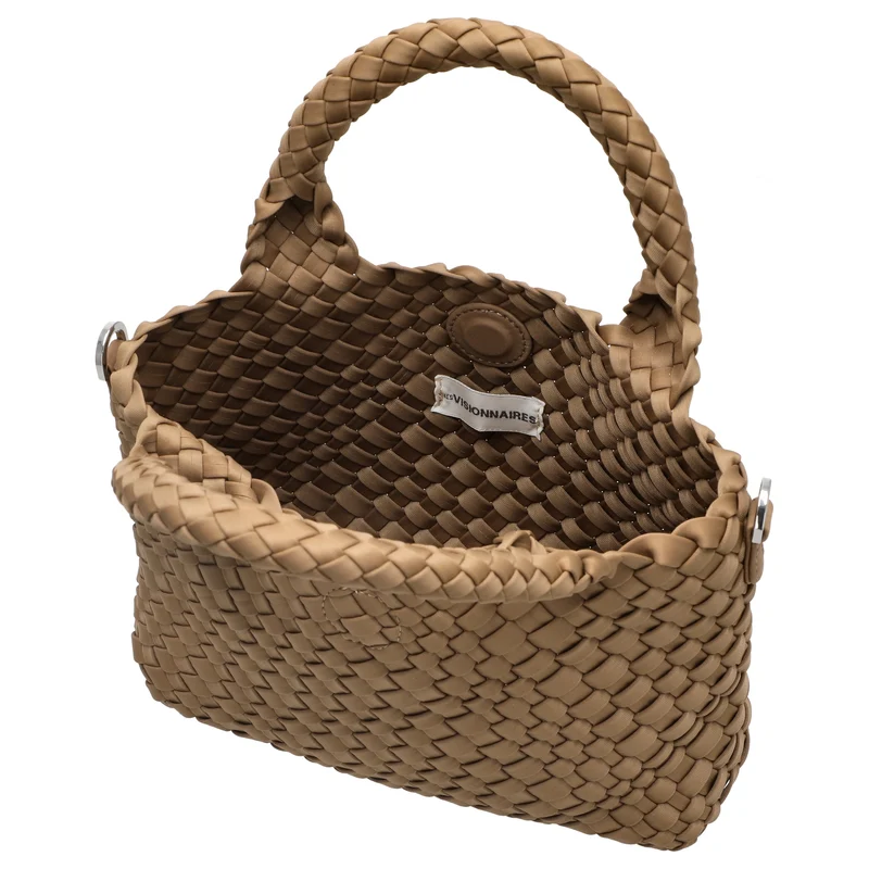 Les Visionnaires Elia Petite Neoweave - Bolso de mano 30 cm (sand)