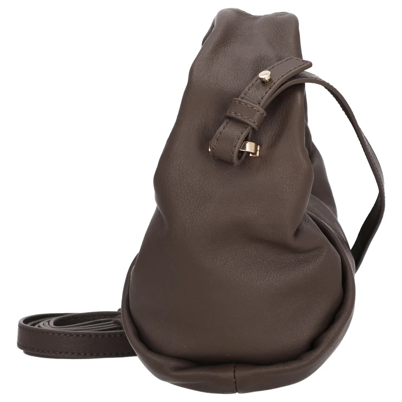 Les Visionnaires Greta Mini Essential Soft Grainy - Bolso bandolera 23 cm (chocolate)