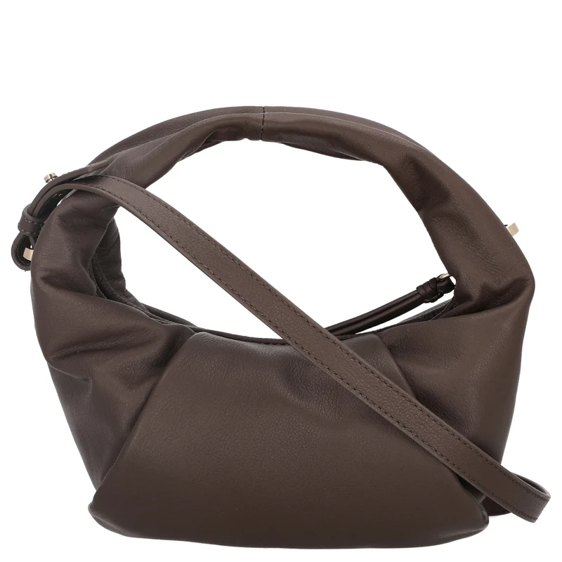 Les Visionnaires Greta Mini Essential Soft Grainy - Bolso bandolera 23 cm (chocolate)