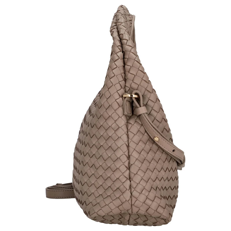 Les Visionnaires Sadie Grande Weave Silky - Bolso de mano 40 cm (cappuccino beige)