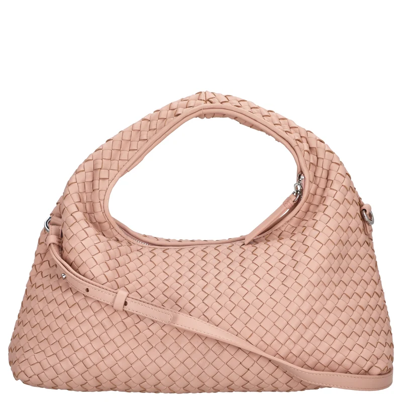 Les Visionnaires Sadie Grande Weave Silky - Bolso de mano 40 cm (rose quartz)