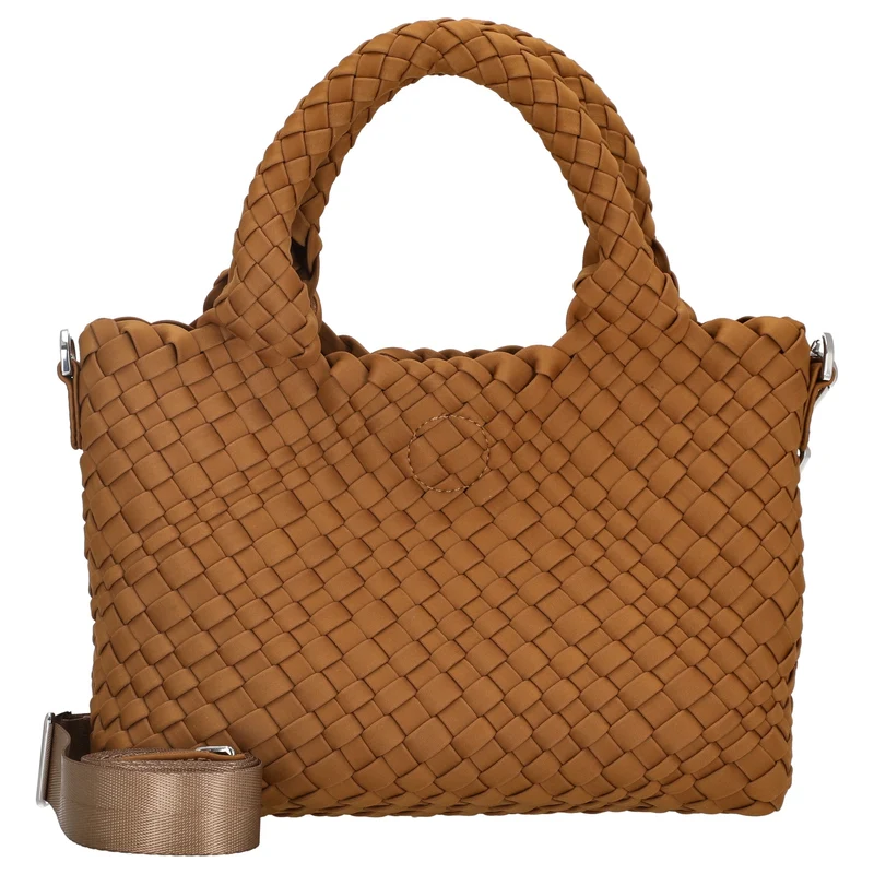 Les Visionnaires Elia Petite Neoweave - Bolso de mano 30 cm (cognac)