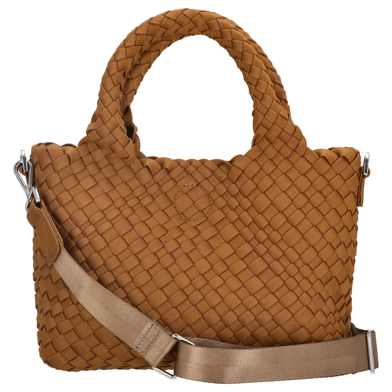 Les Visionnaires Elia Petite Neoweave - Bolso de mano 30 cm (cognac)