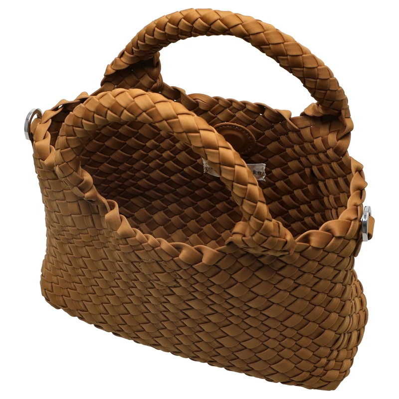 Les Visionnaires Elia Petite Neoweave - Bolso de mano 30 cm (cognac)