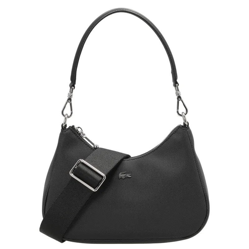 Lacoste Daily City - Bolso de hombro S 23 cm (negro)