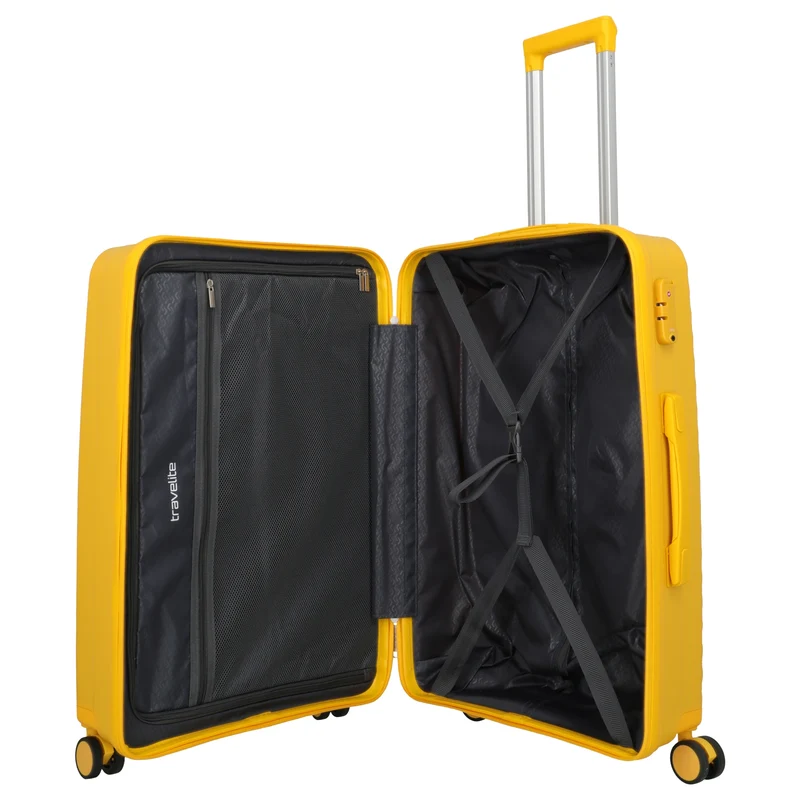 Travelite Pacific - Trolley de 4 ruedas 67 cm (yellow)