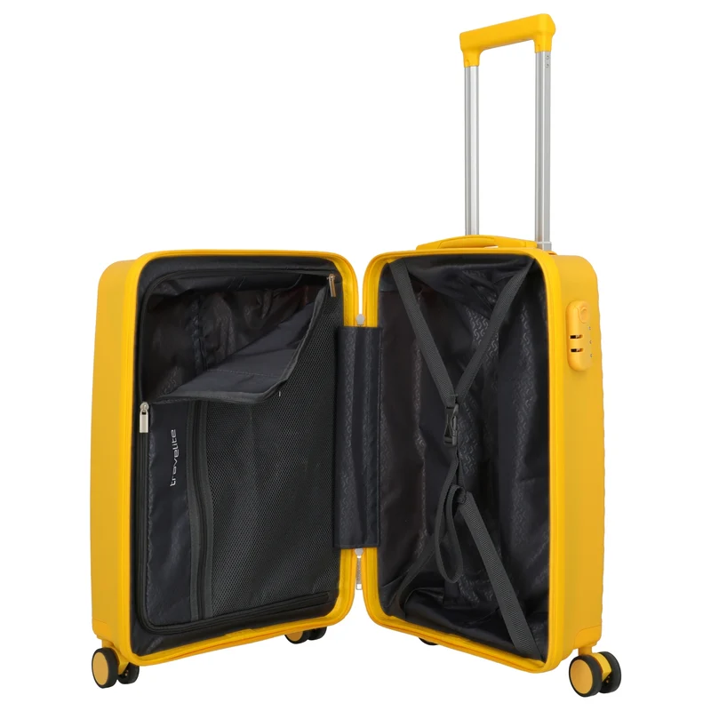 Travelite Pacific - Trolley de cabina con 4 ruedas 55 cm (yellow)