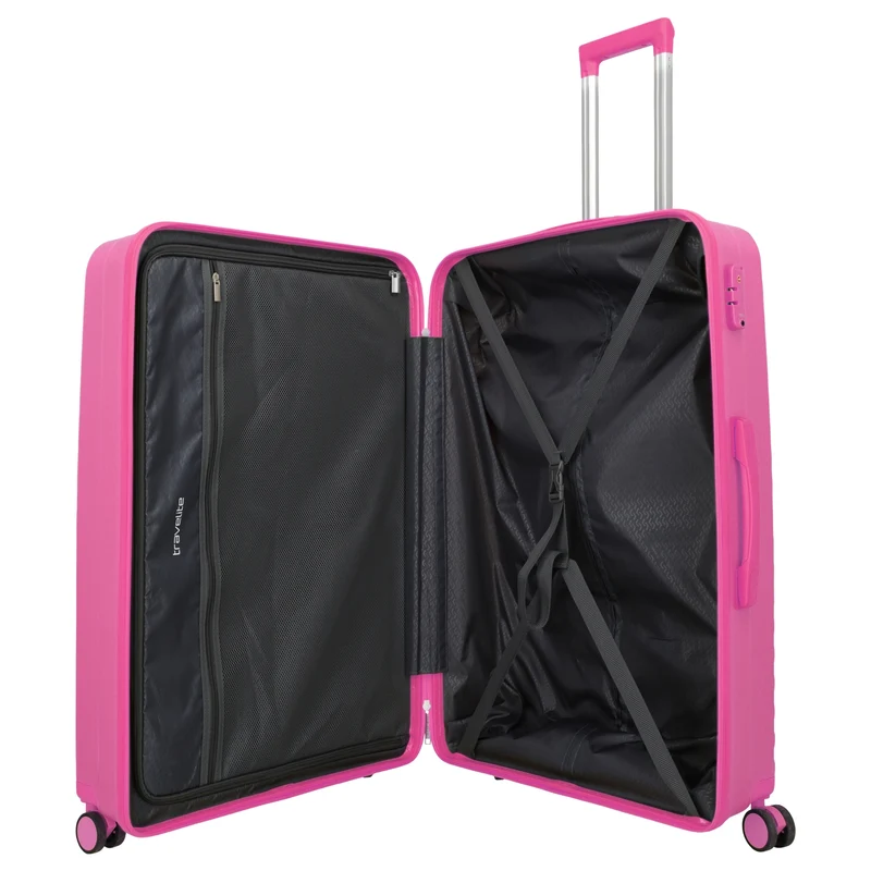 Travelite Pacific - Trolley de 4 ruedas 78 cm (pink)