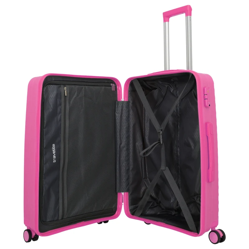 Travelite Pacific - Trolley de 4 ruedas 67 cm (pink)