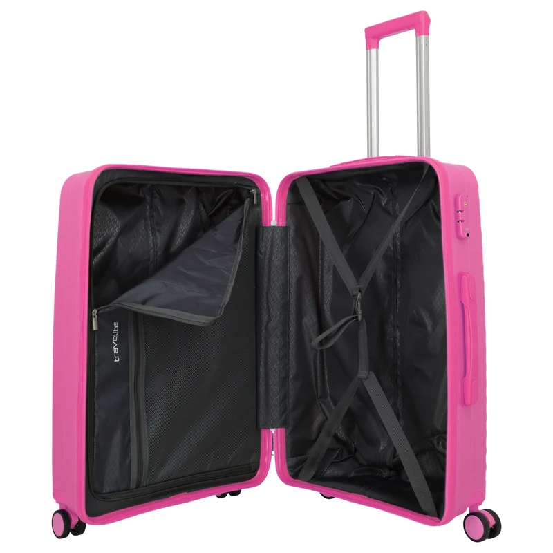Travelite Pacific - Trolley de 4 ruedas 67 cm (pink)