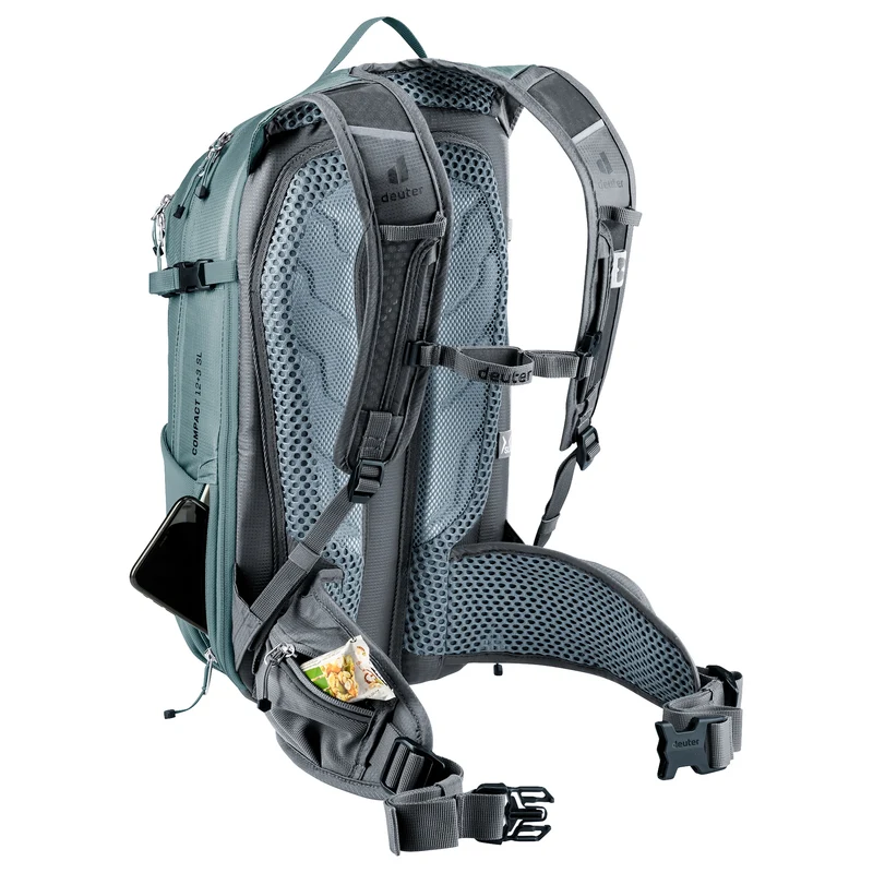 Deuter Compact 12+3 SL - Mochila de ciclismo para mujer 44 cm (graphite-shale)