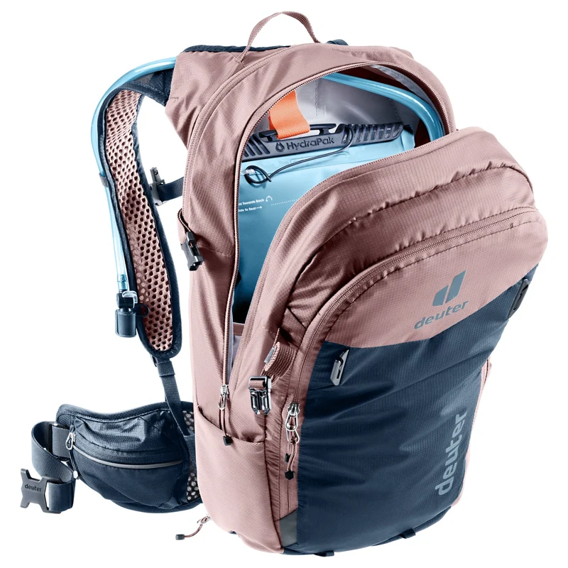 Deuter Compact 14+3 - Mochila de ciclismo 48 cm (ink-ashrose)