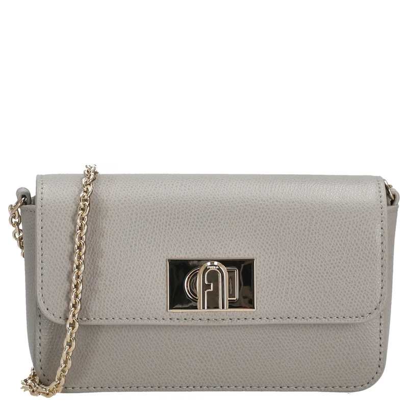 Furla 1927 Mini - Bolso bandolera 17 cm (stone gray)