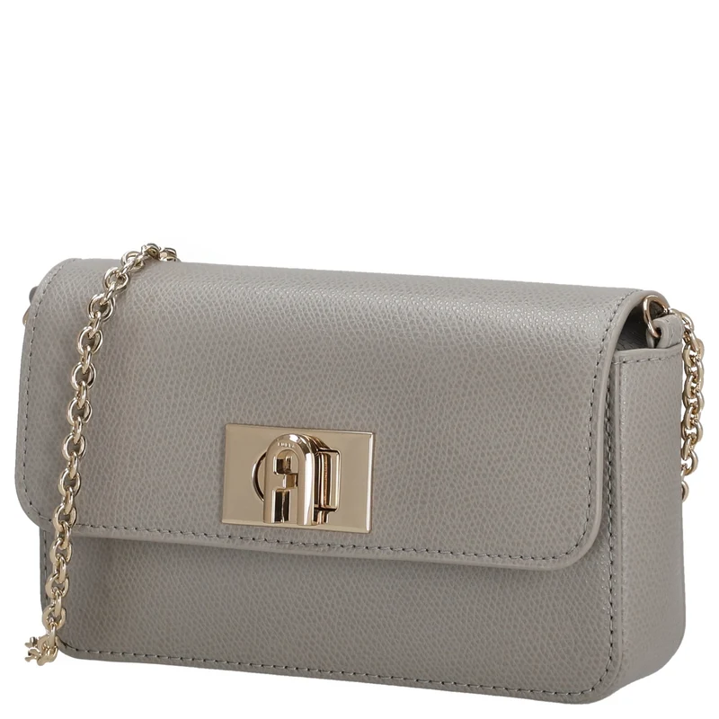 Furla 1927 Mini - Bolso bandolera 17 cm (stone gray)