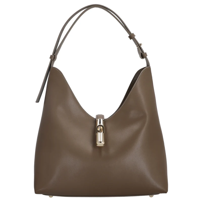 Furla Goccia M Hobo - Bolso bandolera 30.5 cm (muddy gray)