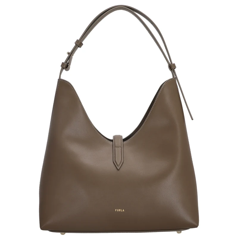 Furla Goccia M Hobo - Bolso bandolera 30.5 cm (muddy gray)