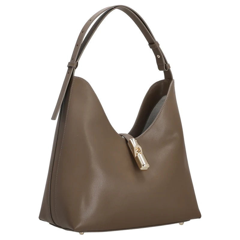 Furla Goccia M Hobo - Bolso bandolera 30.5 cm (muddy gray)