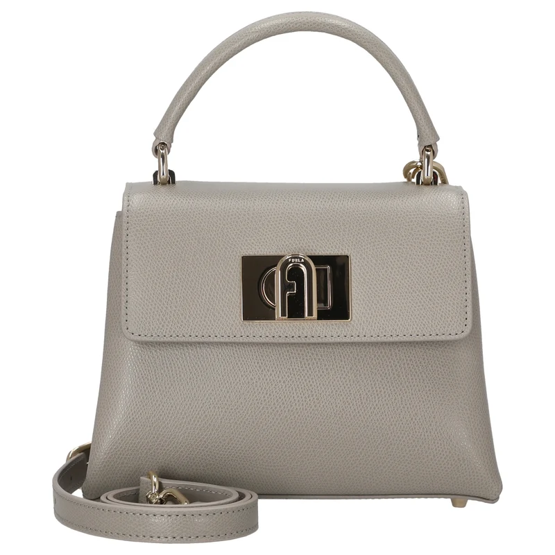 Furla 1927 Mini Top Handle - Bolso de noche 21 cm (stone gray)
