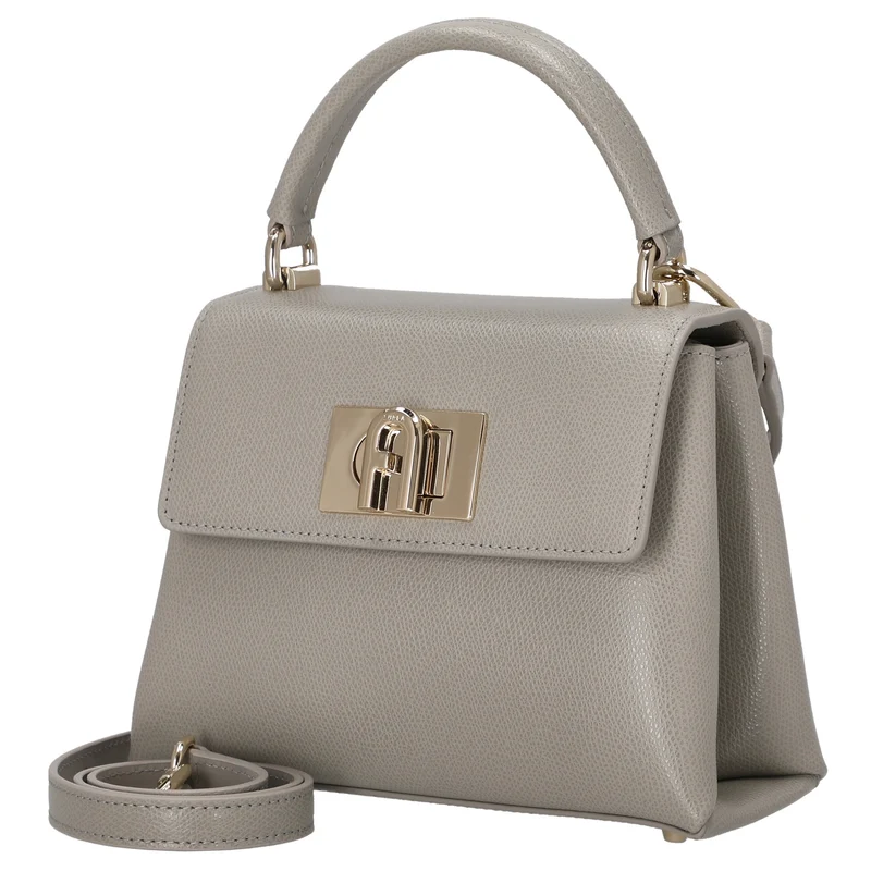 Furla 1927 Mini Top Handle - Bolso de noche 21 cm (stone gray)