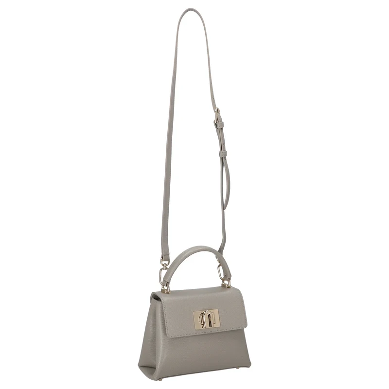 Furla 1927 Mini Top Handle - Bolso de noche 21 cm (stone gray)