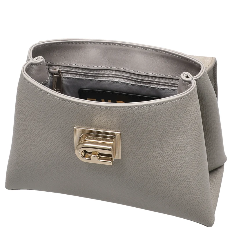 Furla 1927 Mini Top Handle - Bolso de noche 21 cm (stone gray)