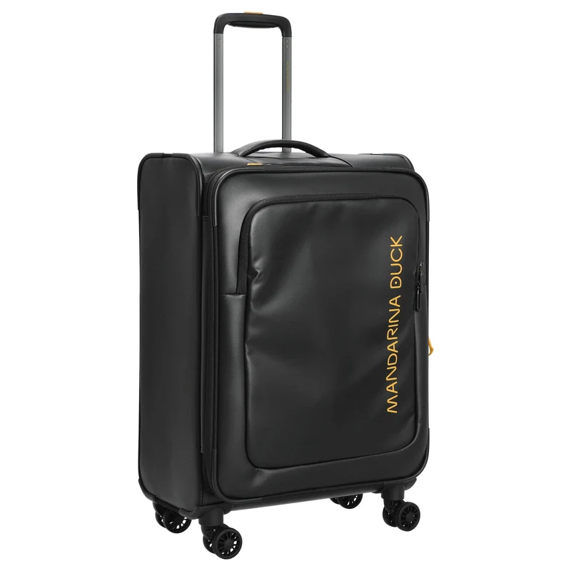 Mandarina Duck ECO - Trolley de 4 ruedas M 67 cm expandible (black)