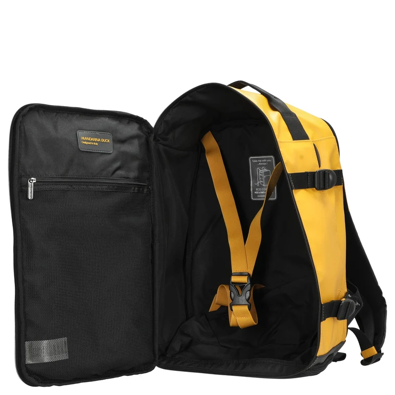 Mandarina Duck Eco Coated - Mochila de viaje S 40 cm (duck yellow)